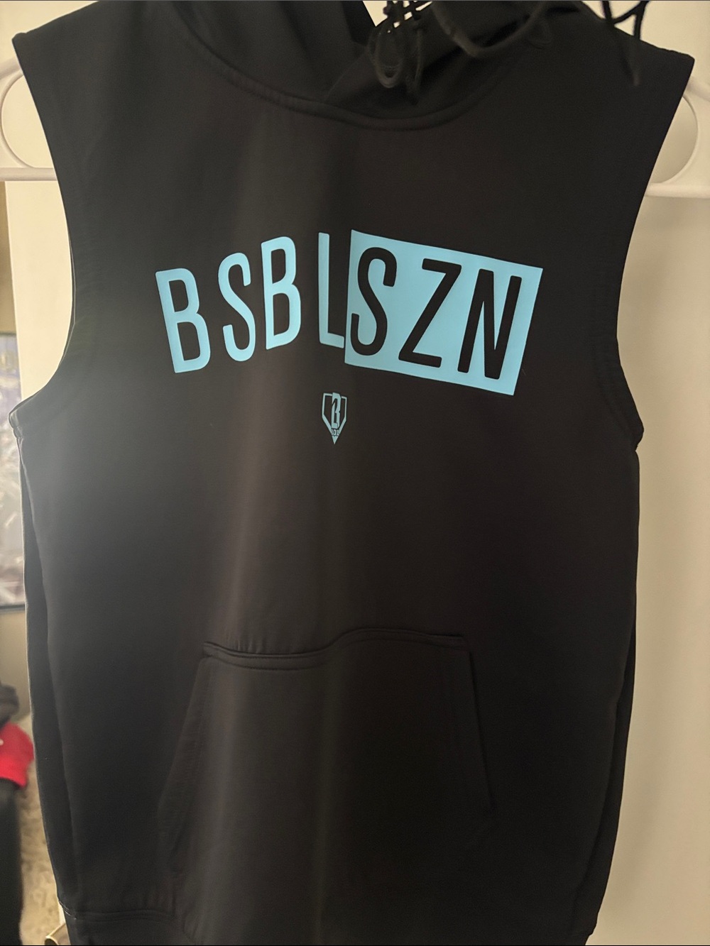 Baseball Lifestyle 101 Boys' BSBL-SZN V3 Sleeveless Hoodie Size M
